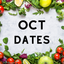 October Meal Provider Dates