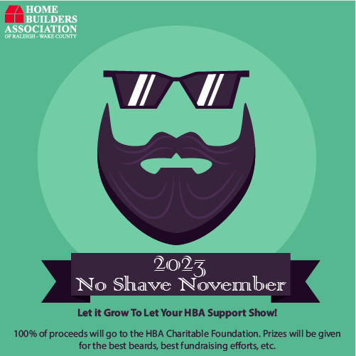 2023 No Shave November Home Builders Association of RaleighWake
